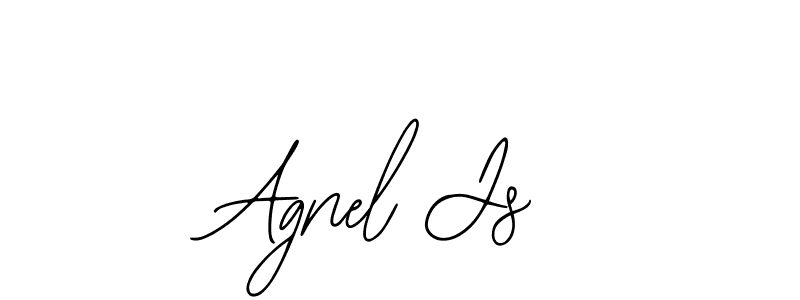 Use a signature maker to create a handwritten signature online. With this signature software, you can design (Bearetta-2O07w) your own signature for name Agnel Js. Agnel Js signature style 12 images and pictures png