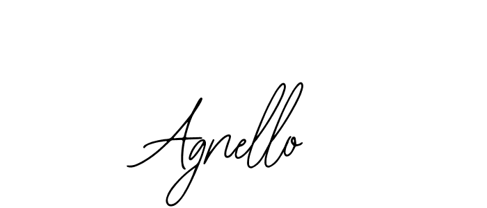 The best way (Bearetta-2O07w) to make a short signature is to pick only two or three words in your name. The name Agnello include a total of six letters. For converting this name. Agnello signature style 12 images and pictures png