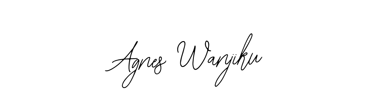 How to make Agnes Wanjiku signature? Bearetta-2O07w is a professional autograph style. Create handwritten signature for Agnes Wanjiku name. Agnes Wanjiku signature style 12 images and pictures png