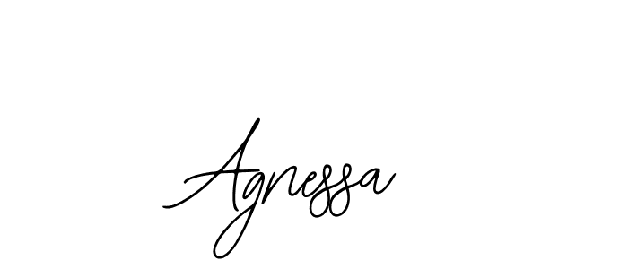 How to make Agnessa name signature. Use Bearetta-2O07w style for creating short signs online. This is the latest handwritten sign. Agnessa signature style 12 images and pictures png