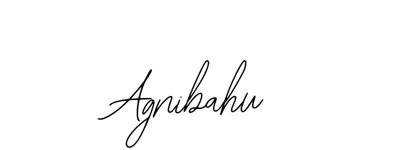 The best way (Bearetta-2O07w) to make a short signature is to pick only two or three words in your name. The name Agnibahu include a total of six letters. For converting this name. Agnibahu signature style 12 images and pictures png