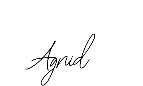 Use a signature maker to create a handwritten signature online. With this signature software, you can design (Bearetta-2O07w) your own signature for name Agnid. Agnid signature style 12 images and pictures png