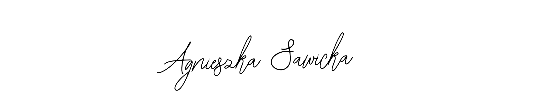 How to Draw Agnieszka Sawicka signature style? Bearetta-2O07w is a latest design signature styles for name Agnieszka Sawicka. Agnieszka Sawicka signature style 12 images and pictures png