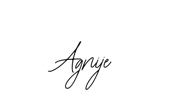 Use a signature maker to create a handwritten signature online. With this signature software, you can design (Bearetta-2O07w) your own signature for name Agnije. Agnije signature style 12 images and pictures png