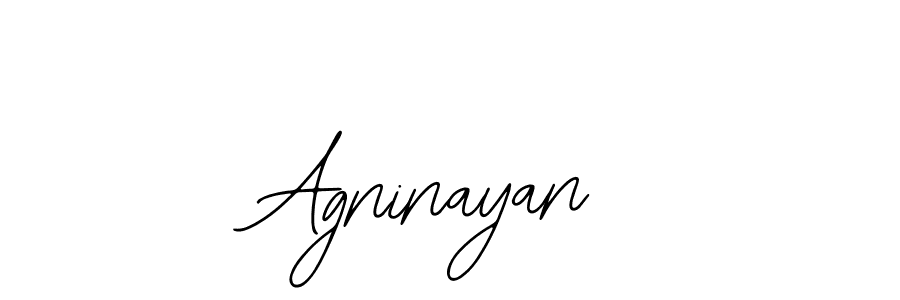 Use a signature maker to create a handwritten signature online. With this signature software, you can design (Bearetta-2O07w) your own signature for name Agninayan. Agninayan signature style 12 images and pictures png