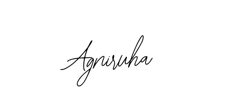 How to make Agniruha signature? Bearetta-2O07w is a professional autograph style. Create handwritten signature for Agniruha name. Agniruha signature style 12 images and pictures png