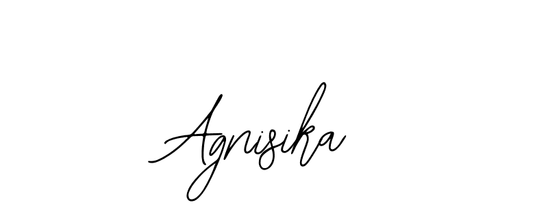 Similarly Bearetta-2O07w is the best handwritten signature design. Signature creator online .You can use it as an online autograph creator for name Agnisika. Agnisika signature style 12 images and pictures png