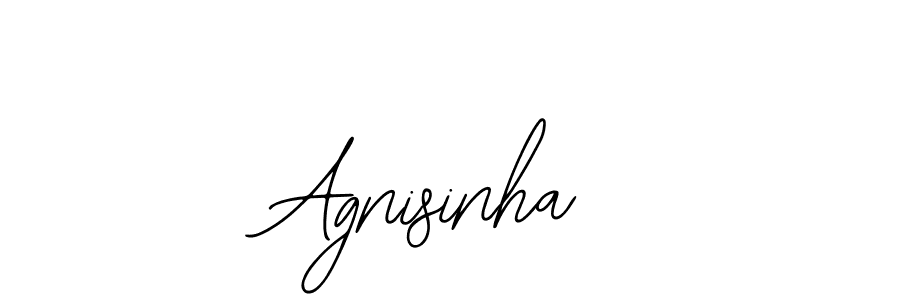 Design your own signature with our free online signature maker. With this signature software, you can create a handwritten (Bearetta-2O07w) signature for name Agnisinha. Agnisinha signature style 12 images and pictures png