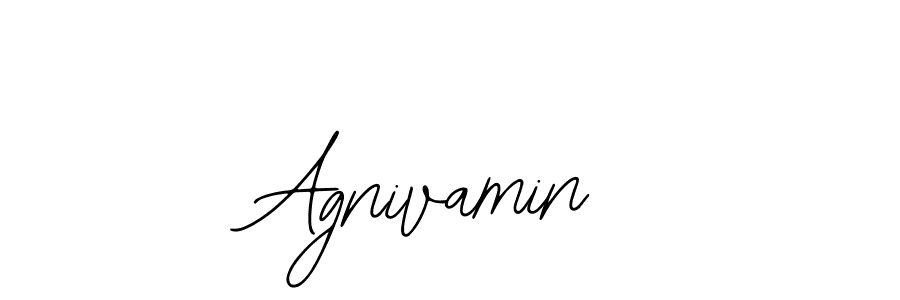 The best way (Bearetta-2O07w) to make a short signature is to pick only two or three words in your name. The name Agnivamin include a total of six letters. For converting this name. Agnivamin signature style 12 images and pictures png