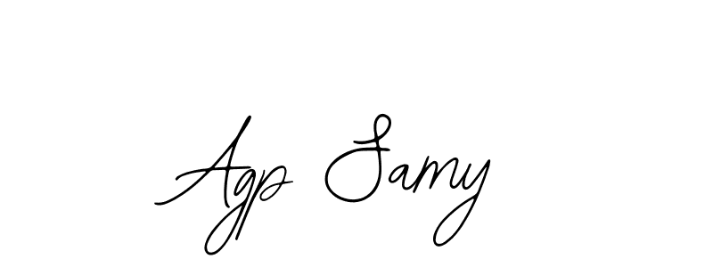 Use a signature maker to create a handwritten signature online. With this signature software, you can design (Bearetta-2O07w) your own signature for name Agp Samy. Agp Samy signature style 12 images and pictures png