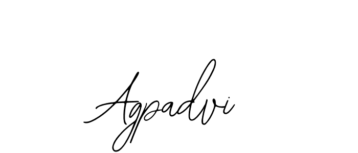 Use a signature maker to create a handwritten signature online. With this signature software, you can design (Bearetta-2O07w) your own signature for name Agpadvi. Agpadvi signature style 12 images and pictures png