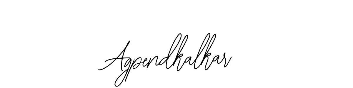 How to Draw Agpendkalkar signature style? Bearetta-2O07w is a latest design signature styles for name Agpendkalkar. Agpendkalkar signature style 12 images and pictures png