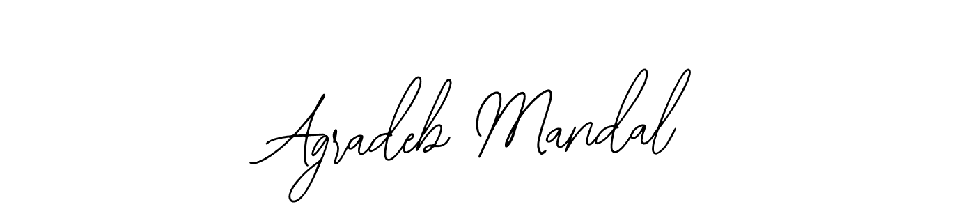 How to Draw Agradeb Mandal signature style? Bearetta-2O07w is a latest design signature styles for name Agradeb Mandal. Agradeb Mandal signature style 12 images and pictures png