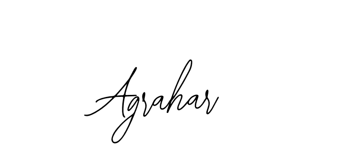 The best way (Bearetta-2O07w) to make a short signature is to pick only two or three words in your name. The name Agrahar include a total of six letters. For converting this name. Agrahar signature style 12 images and pictures png