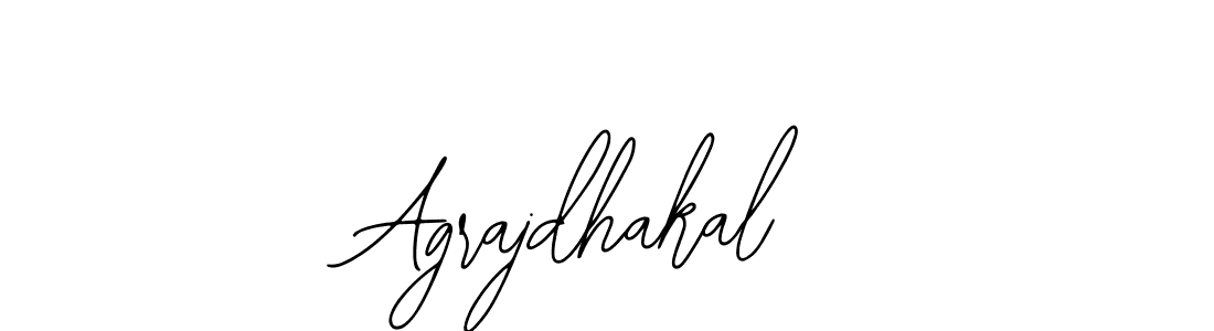 Design your own signature with our free online signature maker. With this signature software, you can create a handwritten (Bearetta-2O07w) signature for name Agrajdhakal. Agrajdhakal signature style 12 images and pictures png