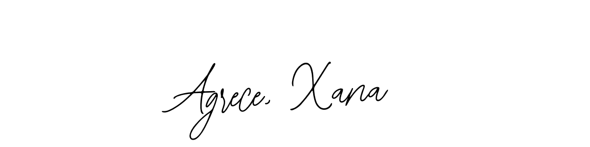 This is the best signature style for the Agrece, Xana name. Also you like these signature font (Bearetta-2O07w). Mix name signature. Agrece, Xana signature style 12 images and pictures png