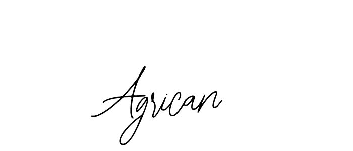 Design your own signature with our free online signature maker. With this signature software, you can create a handwritten (Bearetta-2O07w) signature for name Agrican. Agrican signature style 12 images and pictures png