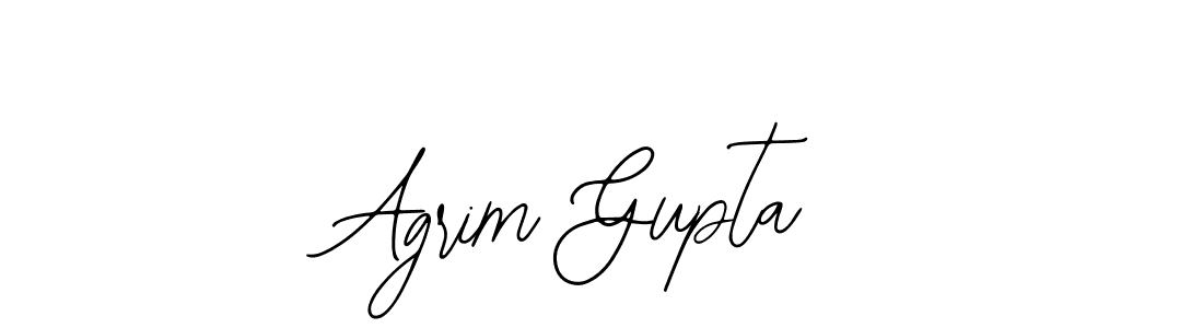 Also You can easily find your signature by using the search form. We will create Agrim Gupta name handwritten signature images for you free of cost using Bearetta-2O07w sign style. Agrim Gupta signature style 12 images and pictures png