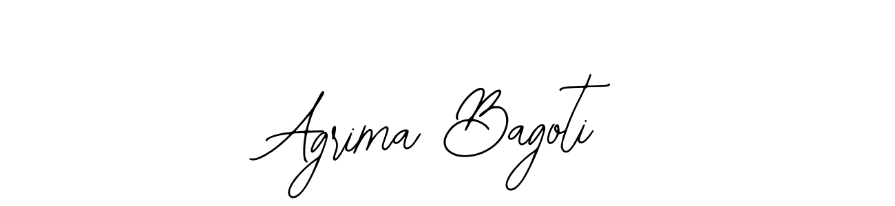 How to make Agrima Bagoti signature? Bearetta-2O07w is a professional autograph style. Create handwritten signature for Agrima Bagoti name. Agrima Bagoti signature style 12 images and pictures png