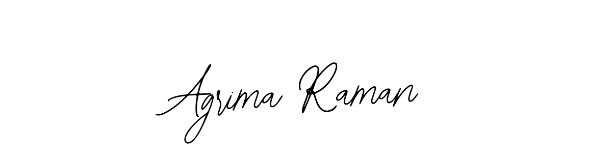 Create a beautiful signature design for name Agrima Raman. With this signature (Bearetta-2O07w) fonts, you can make a handwritten signature for free. Agrima Raman signature style 12 images and pictures png