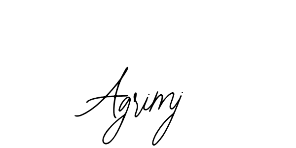 Also we have Agrimj name is the best signature style. Create professional handwritten signature collection using Bearetta-2O07w autograph style. Agrimj signature style 12 images and pictures png