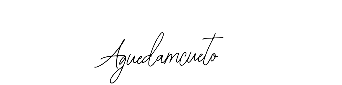 How to make Aguedamcueto name signature. Use Bearetta-2O07w style for creating short signs online. This is the latest handwritten sign. Aguedamcueto signature style 12 images and pictures png