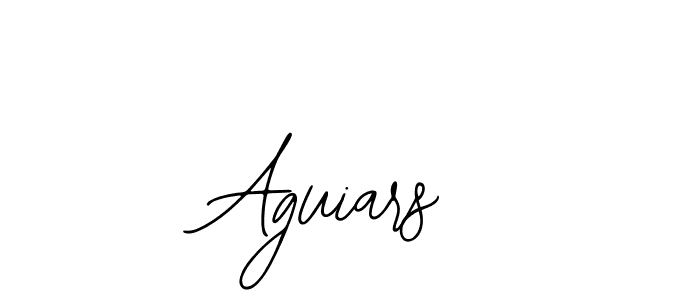 How to make Aguiars name signature. Use Bearetta-2O07w style for creating short signs online. This is the latest handwritten sign. Aguiars signature style 12 images and pictures png