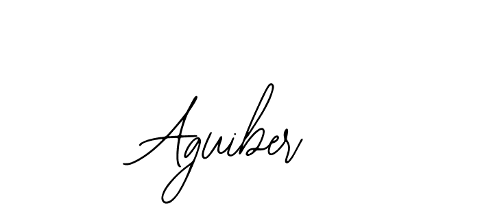 Use a signature maker to create a handwritten signature online. With this signature software, you can design (Bearetta-2O07w) your own signature for name Aguiber. Aguiber signature style 12 images and pictures png