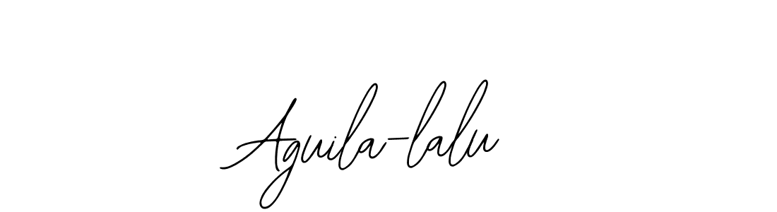 Design your own signature with our free online signature maker. With this signature software, you can create a handwritten (Bearetta-2O07w) signature for name Aguila-lalu. Aguila-lalu signature style 12 images and pictures png