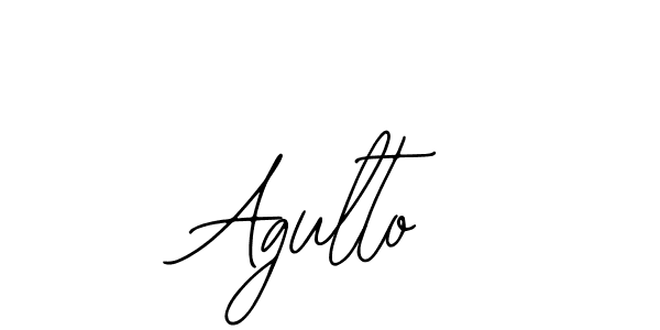 How to make Agulto signature? Bearetta-2O07w is a professional autograph style. Create handwritten signature for Agulto name. Agulto signature style 12 images and pictures png