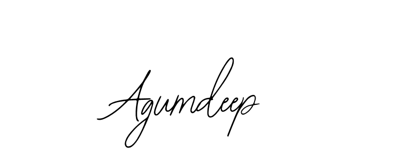 Use a signature maker to create a handwritten signature online. With this signature software, you can design (Bearetta-2O07w) your own signature for name Agumdeep. Agumdeep signature style 12 images and pictures png
