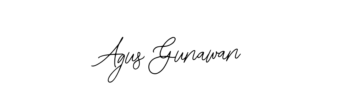 Design your own signature with our free online signature maker. With this signature software, you can create a handwritten (Bearetta-2O07w) signature for name Agus Gunawan. Agus Gunawan signature style 12 images and pictures png