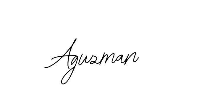 Make a beautiful signature design for name Aguzman. With this signature (Bearetta-2O07w) style, you can create a handwritten signature for free. Aguzman signature style 12 images and pictures png