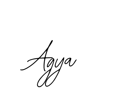 How to Draw Agya signature style? Bearetta-2O07w is a latest design signature styles for name Agya. Agya signature style 12 images and pictures png