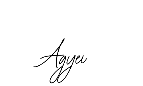 How to make Agyei name signature. Use Bearetta-2O07w style for creating short signs online. This is the latest handwritten sign. Agyei signature style 12 images and pictures png