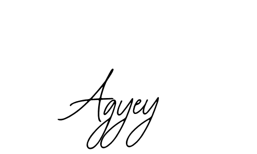 How to make Agyey signature? Bearetta-2O07w is a professional autograph style. Create handwritten signature for Agyey name. Agyey signature style 12 images and pictures png