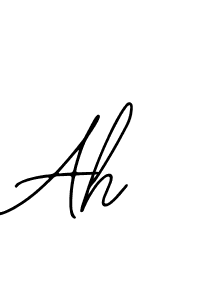 You should practise on your own different ways (Bearetta-2O07w) to write your name (Ah) in signature. don't let someone else do it for you. Ah signature style 12 images and pictures png