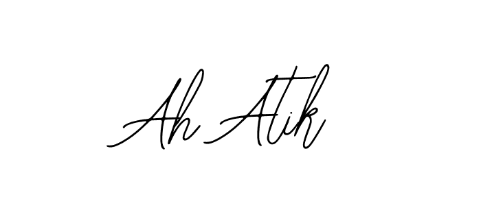 Also You can easily find your signature by using the search form. We will create Ah Atik name handwritten signature images for you free of cost using Bearetta-2O07w sign style. Ah Atik signature style 12 images and pictures png