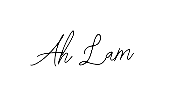 The best way (Bearetta-2O07w) to make a short signature is to pick only two or three words in your name. The name Ah Lam include a total of six letters. For converting this name. Ah Lam signature style 12 images and pictures png