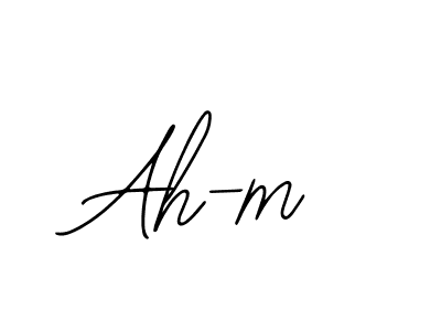 Similarly Bearetta-2O07w is the best handwritten signature design. Signature creator online .You can use it as an online autograph creator for name Ah-m. Ah-m signature style 12 images and pictures png