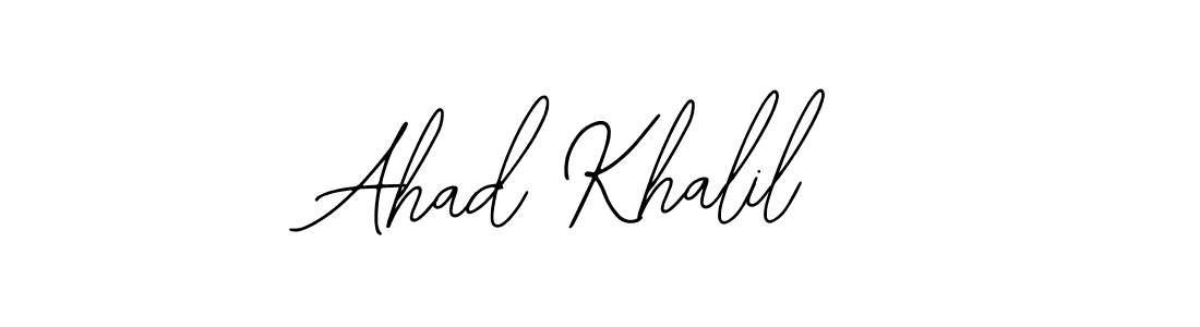 How to Draw Ahad Khalil signature style? Bearetta-2O07w is a latest design signature styles for name Ahad Khalil. Ahad Khalil signature style 12 images and pictures png