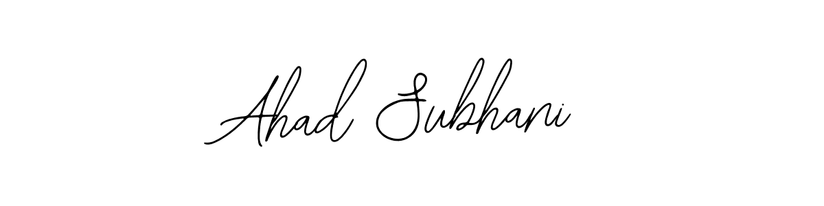 Once you've used our free online signature maker to create your best signature Bearetta-2O07w style, it's time to enjoy all of the benefits that Ahad Subhani name signing documents. Ahad Subhani signature style 12 images and pictures png