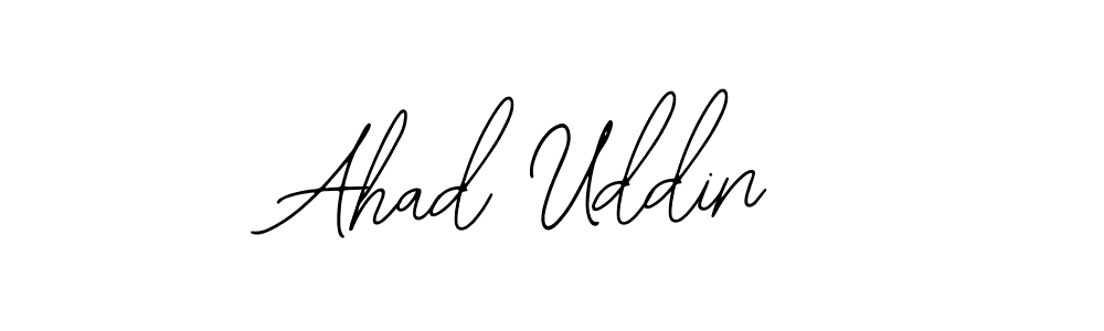 Design your own signature with our free online signature maker. With this signature software, you can create a handwritten (Bearetta-2O07w) signature for name Ahad Uddin. Ahad Uddin signature style 12 images and pictures png
