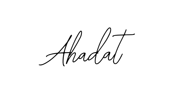 Use a signature maker to create a handwritten signature online. With this signature software, you can design (Bearetta-2O07w) your own signature for name Ahadat. Ahadat signature style 12 images and pictures png