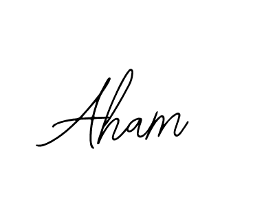 Also we have Aham name is the best signature style. Create professional handwritten signature collection using Bearetta-2O07w autograph style. Aham signature style 12 images and pictures png