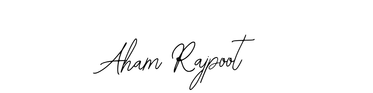 Design your own signature with our free online signature maker. With this signature software, you can create a handwritten (Bearetta-2O07w) signature for name Aham Rajpoot. Aham Rajpoot signature style 12 images and pictures png