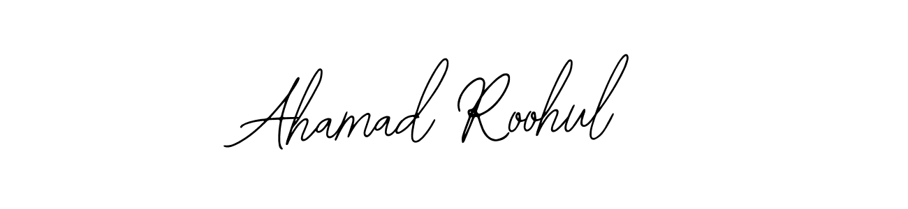 How to Draw Ahamad Roohul signature style? Bearetta-2O07w is a latest design signature styles for name Ahamad Roohul. Ahamad Roohul signature style 12 images and pictures png