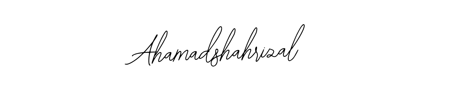 How to make Ahamadshahrizal signature? Bearetta-2O07w is a professional autograph style. Create handwritten signature for Ahamadshahrizal name. Ahamadshahrizal signature style 12 images and pictures png