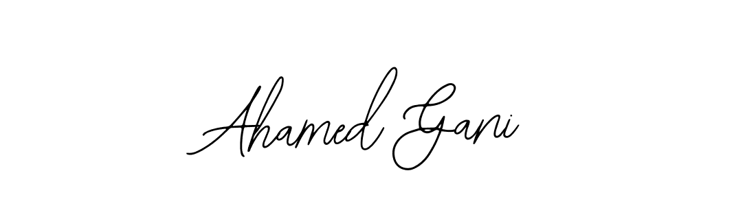This is the best signature style for the Ahamed Gani name. Also you like these signature font (Bearetta-2O07w). Mix name signature. Ahamed Gani signature style 12 images and pictures png