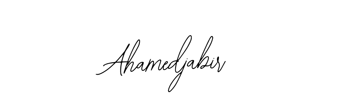 Also we have Ahamedjabir name is the best signature style. Create professional handwritten signature collection using Bearetta-2O07w autograph style. Ahamedjabir signature style 12 images and pictures png